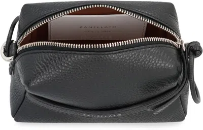 Shop Zanellato Matrioska Leather Clutch In Black