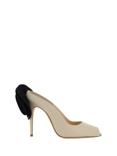 Shop Magda Butrym Pumps In Beige