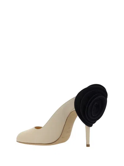 Shop Magda Butrym Pumps In Beige