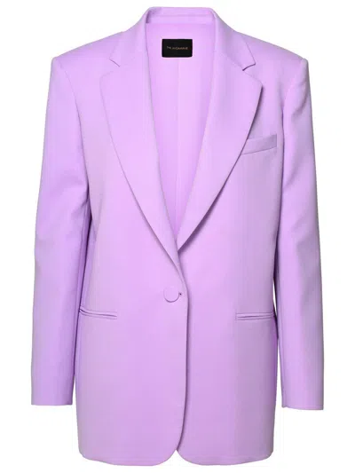 Shop The Andamane Lilac Polyester Blazer In Liliac
