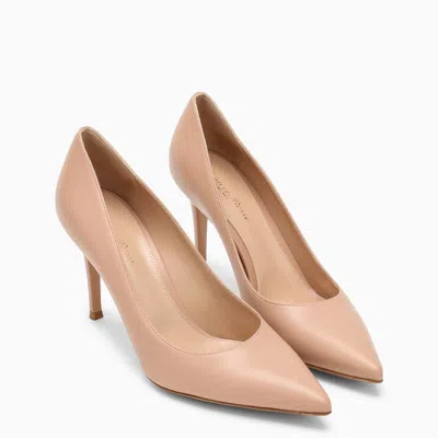 Shop Gianvito Rossi Peach Gianvito 85 Pumps In Pink