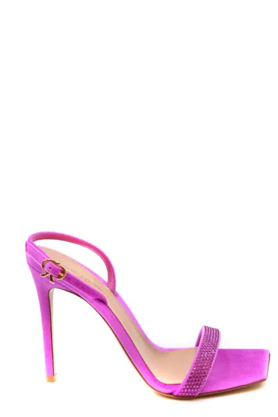Gianvito Rossi Britney Fuchsia Sandals In Purple