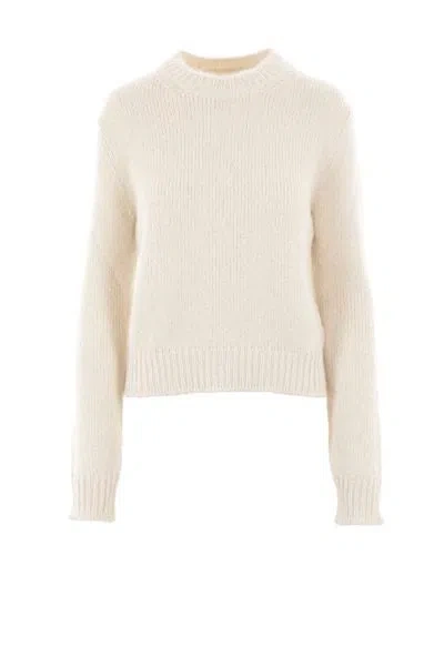 Jil Sander Knitwear In Beige Wool In Beige