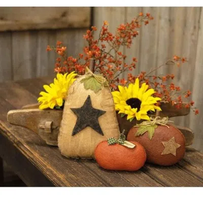 Homegifo Stiffened Primitive "harvest" Pumpkin