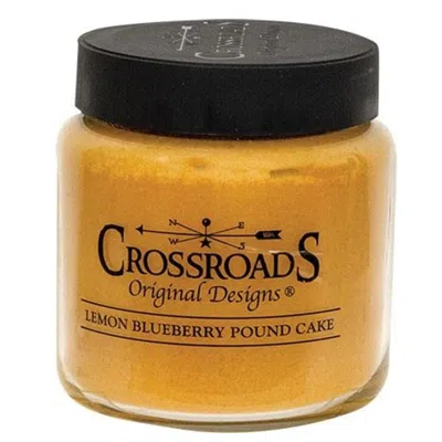 Homegifo Lemon Blueberry Pound Cake Jar Candle 16oz