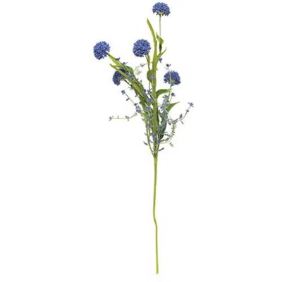 Homegifo Thistle Heather Ball Spray Blue
