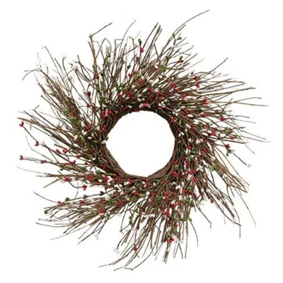 Homegifo Holiday Combo Pip Twig Wreath 16"