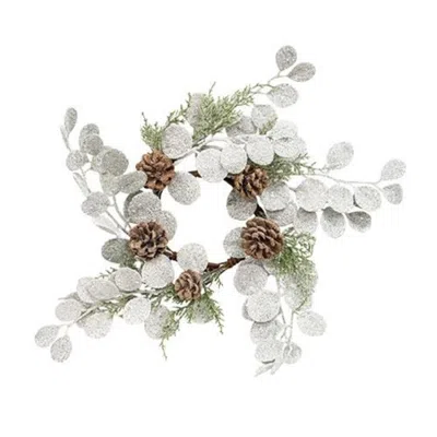Homegifo *silver Dollar Shine Candle Ring