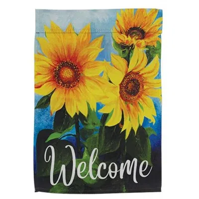 Homegifo Let It Snow Burlap Garden Flag