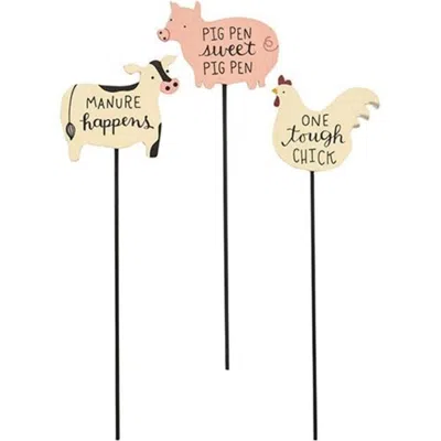 Homegifo Farm Animal Plant Poke 3 Asstd.