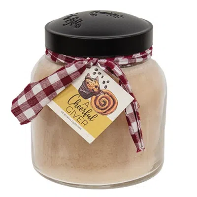 Homegifo Salted Caramel Cone Papa Jar Candle 34oz