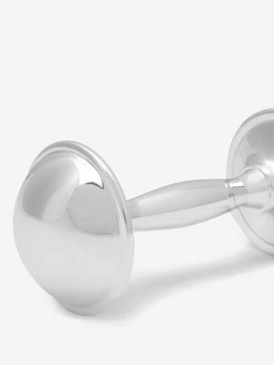 English Trousseau Baby Silver Plated Rattle One Size By Childsplay Clothing In Silver