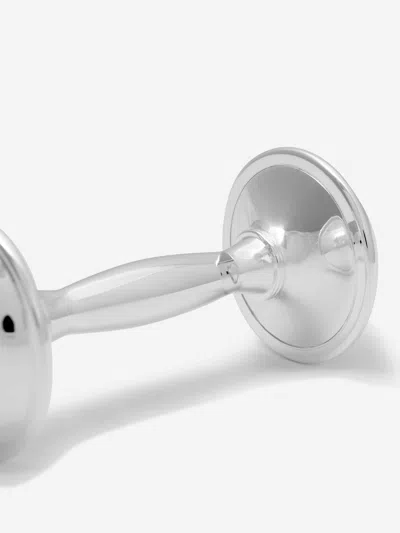 ENGLISH TROUSSEAU ENGLISH TROUSSEAU BABY SILVER PLATED RATTLE ONE SIZE BY CHILDSPLAY CLOTHING 