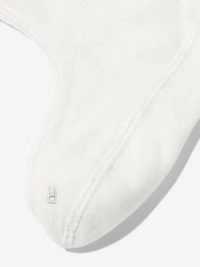 Hunter Kids Recycled 6 Stitch Cable Boot Socks Eu 24 - 27 Uk 7 - 9 White By Childsplay Clothing In White
