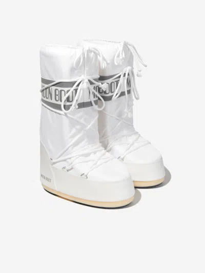 Moon Boot Kids Icon Boots Eu 39 - 41 White In White