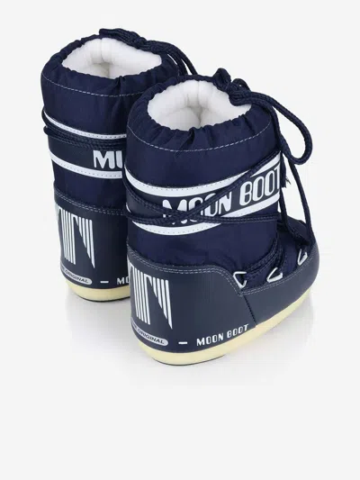 Moon Boot Kids Icon Boots Eu 39 - 41 Blue By Childsplay Clothing In Blue