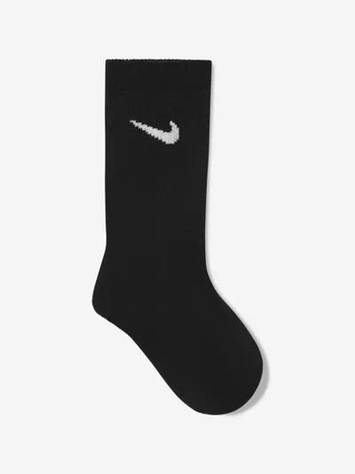 Nike Boys Socks Set (6 Pack) 4 - 5 Yrs Black In Black