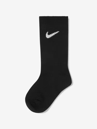 Nike Boys Socks Set (6 Pack) 4 - 5 Yrs Black In Black