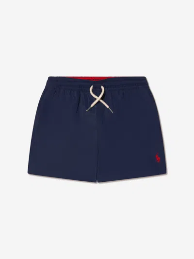 Polo Ralph Lauren Traveller Swimming Trunk In Blue