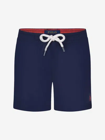 Polo Ralph Lauren Traveller Swimming Trunk In Blue