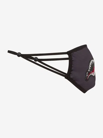 Sprayground Trinity 2.0 Shark Face Mask One Size Black By Childsplay Clothing In Black