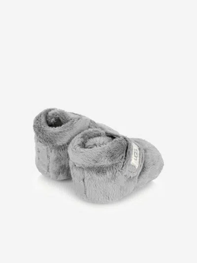 Ugg Baby Fleece Bixbee Booties Eu 16 Uk 0.5 Us 0 - 1 Grey By Childsplay Clothing In Grey
