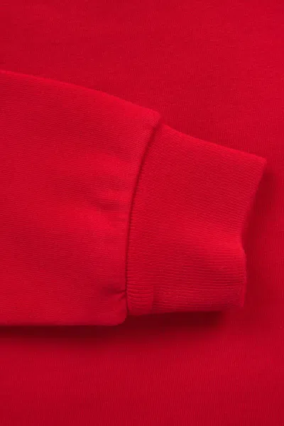 Dsquared2 Teen Logo-print Cotton Sweatshirt In Red