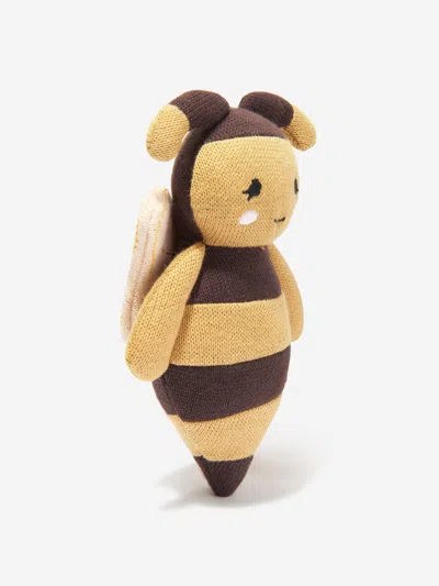 Konges Slojd Kids Bee Soft Toy In Brown