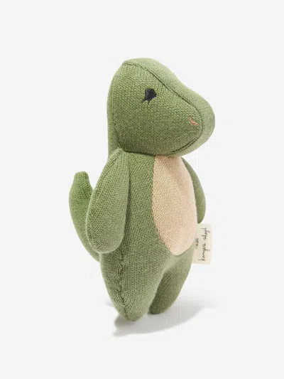 Konges Slojd Kids Dino Soft Toy In Green