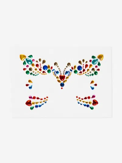 Super Smalls Girls Butterfly Gem Makeup Stickers In Multicoloured