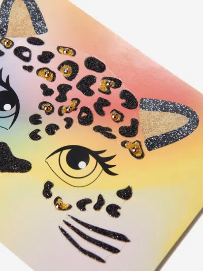 Super Smalls Girls Cheetah/leopard Gem Makeup Stickers In Multicoloured