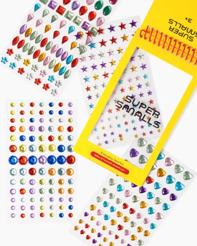 Super Smalls Girls Everyday Sparkle Page Jewel 4-page Sticker Book In Multicoloured