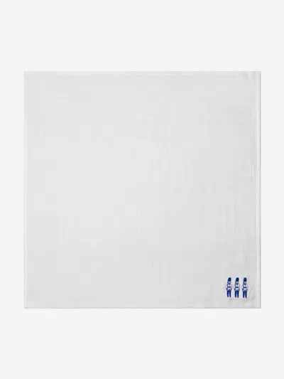 Cotton And Company Boys Organic Cotton Muslin And Cotton Guardsmen Towel Set One Size Blue By Childs In Blue