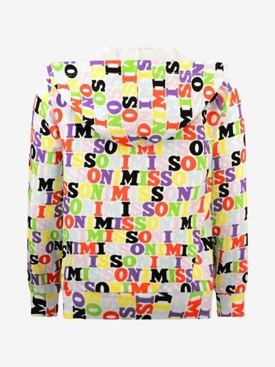 Missoni Girls Logo Zip Up Top 2 Years Multicoloured By Childsplay Clothing In Multicoloured