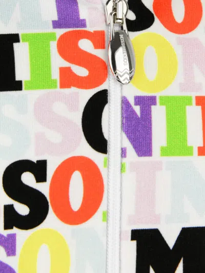 Missoni Girls Logo Zip Up Top 2 Years Multicoloured By Childsplay Clothing In Multicoloured