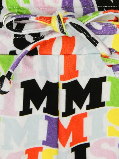 Missoni Girls Logo Print Joggers 2 Yrs Multicoloured In Multicoloured