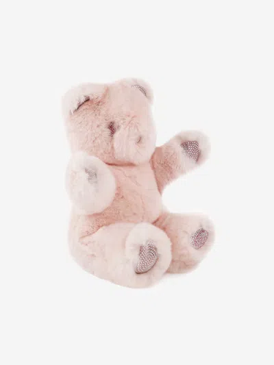 Philipp Plein Girls Teddy Bear One Size Pink By Childsplay Clothing In Pink
