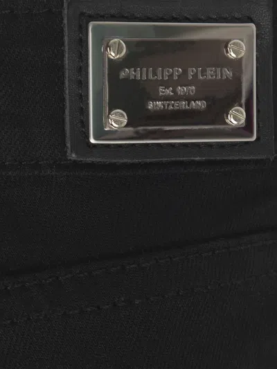 Philipp Plein Girls Diamante Cat Woman Jeans 12 Years Black By Childsplay Clothing In Black