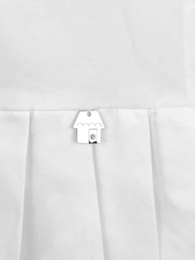 Simonetta & Pink Dress 10 Yrs White In White