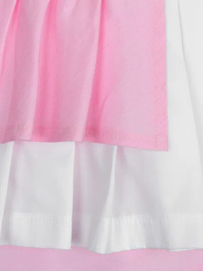 Simonetta & Pink Dress 10 Yrs White In White