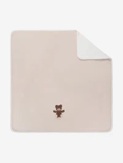 Fendi Baby Bear Blanket In Beige