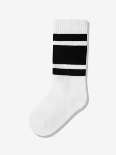 Dolce & Gabbana Boys Logo Socks In White