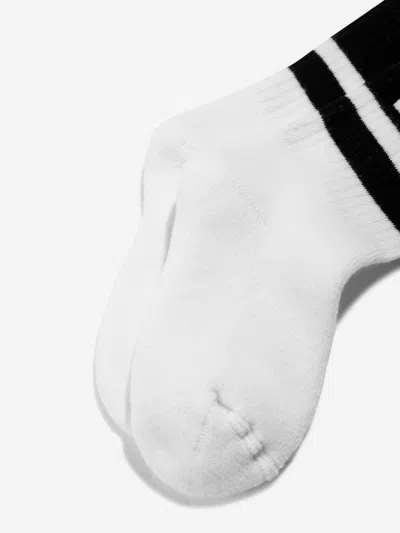 Dolce & Gabbana Boys Logo Socks In White