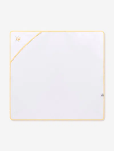 Magnolia Baby Baby Rubber Ducky Embroidered Towel In White