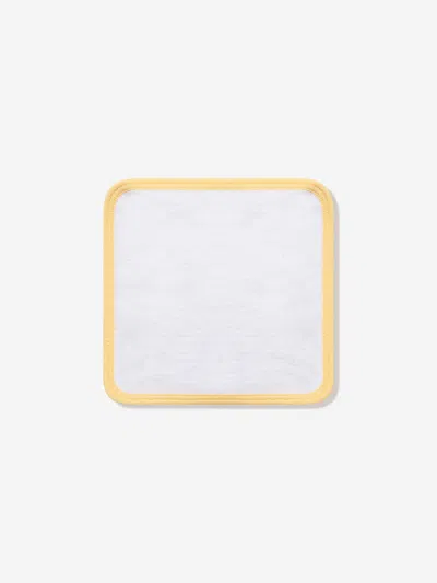 Magnolia Baby Baby Rubber Ducky Embroidered Towel In White