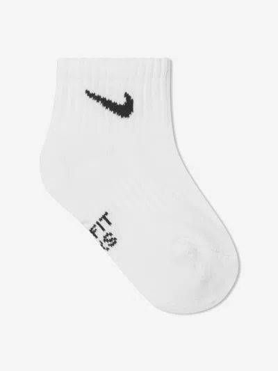 Nike Boys Performance Socks Set In White