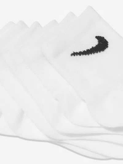 Nike Boys Colourful Pack Socks Set In White