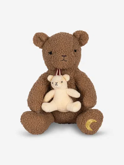 Konges Slojd Baby Activity Music Teddy Bear In Brown