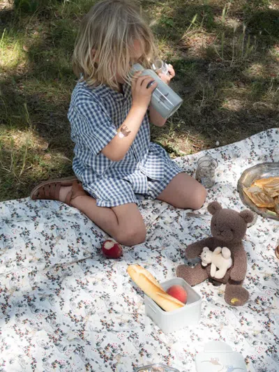 Konges Slojd Baby Activity Music Teddy Bear In Brown