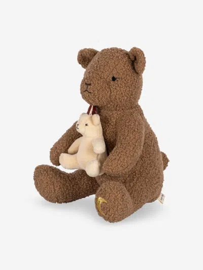 Konges Slojd Baby Activity Music Teddy Bear In Brown
